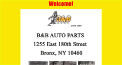 Desktop Screenshot of bbautoparts.com